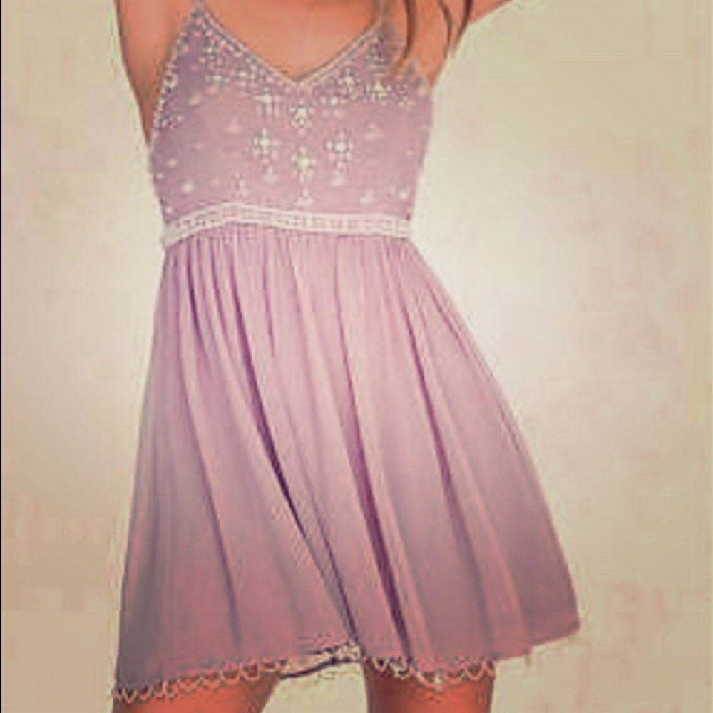 Kimchi Blue Snow Queen Mini Dress Small